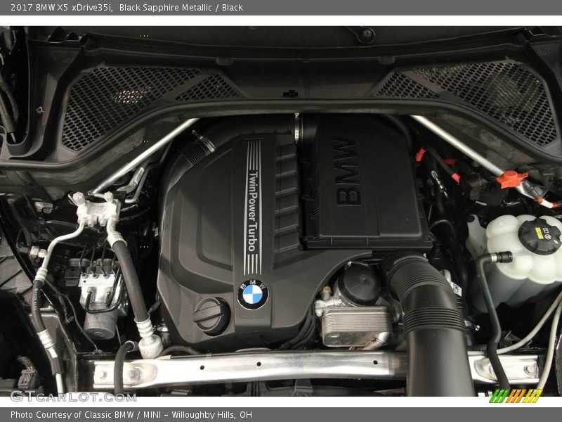 Black Sapphire Metallic / Black 2017 BMW X5 xDrive35i