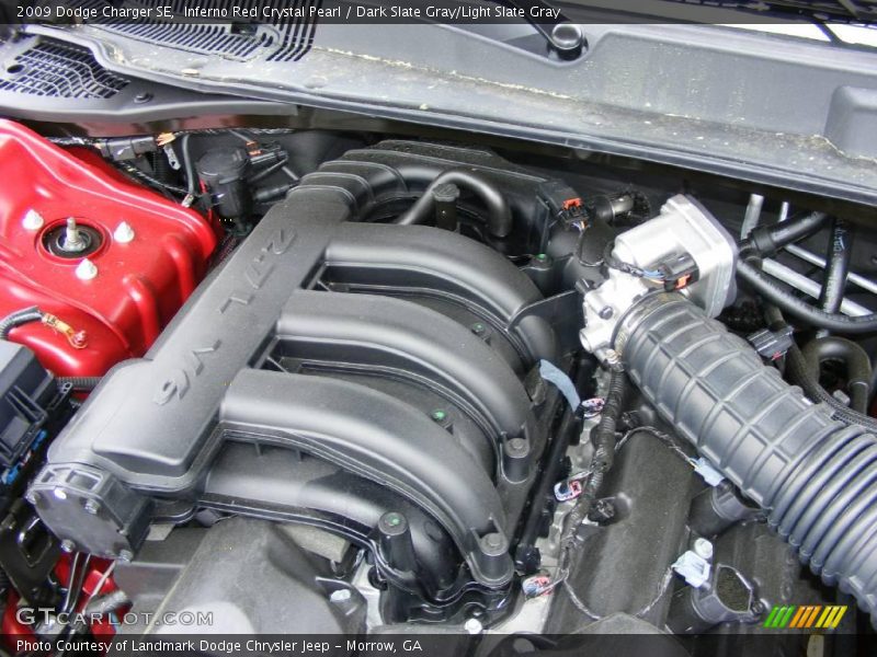 Inferno Red Crystal Pearl / Dark Slate Gray/Light Slate Gray 2009 Dodge Charger SE