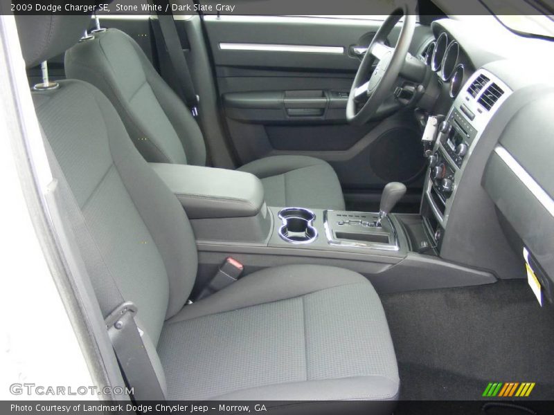 Stone White / Dark Slate Gray 2009 Dodge Charger SE