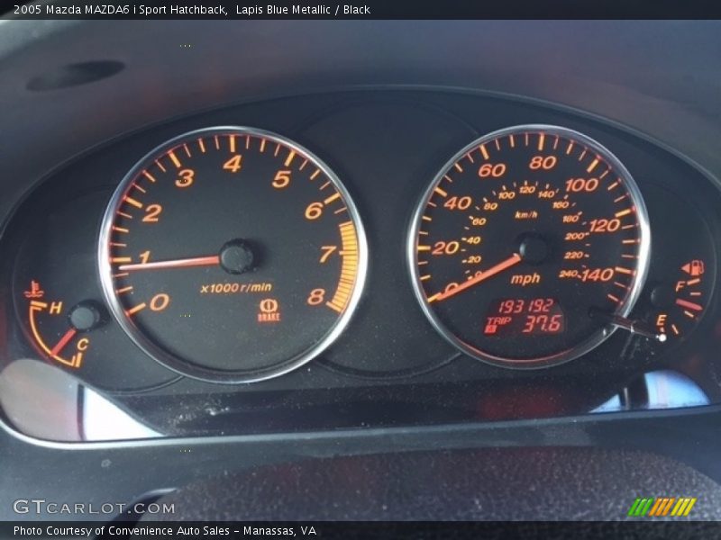 Lapis Blue Metallic / Black 2005 Mazda MAZDA6 i Sport Hatchback