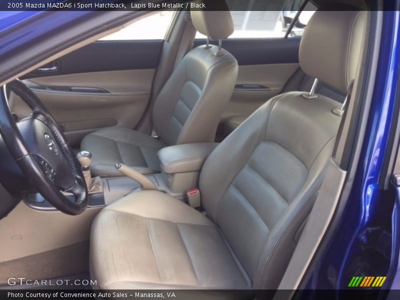 Lapis Blue Metallic / Black 2005 Mazda MAZDA6 i Sport Hatchback