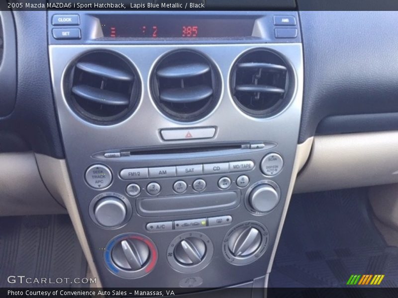 Lapis Blue Metallic / Black 2005 Mazda MAZDA6 i Sport Hatchback