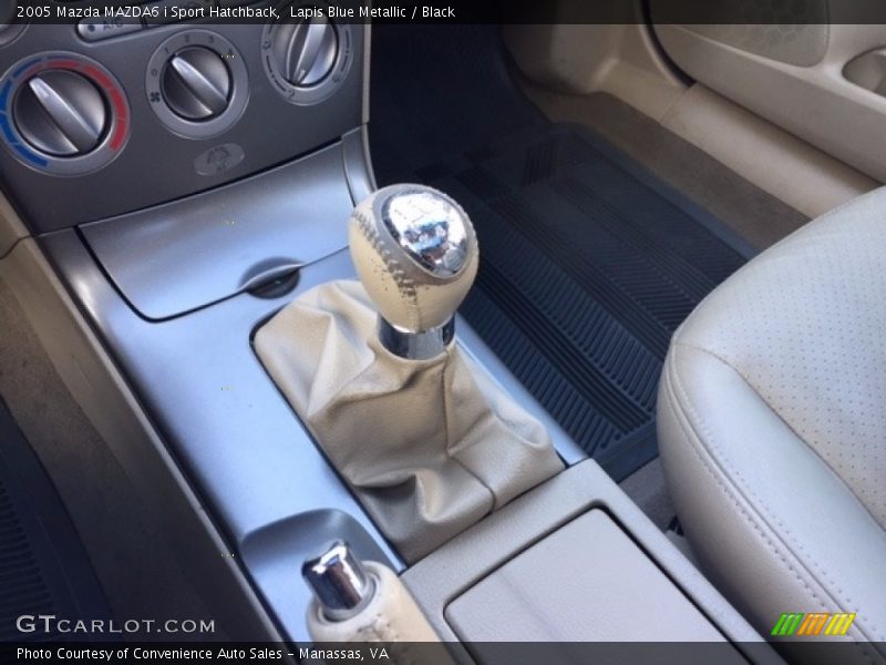 Lapis Blue Metallic / Black 2005 Mazda MAZDA6 i Sport Hatchback