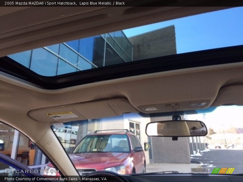 Lapis Blue Metallic / Black 2005 Mazda MAZDA6 i Sport Hatchback