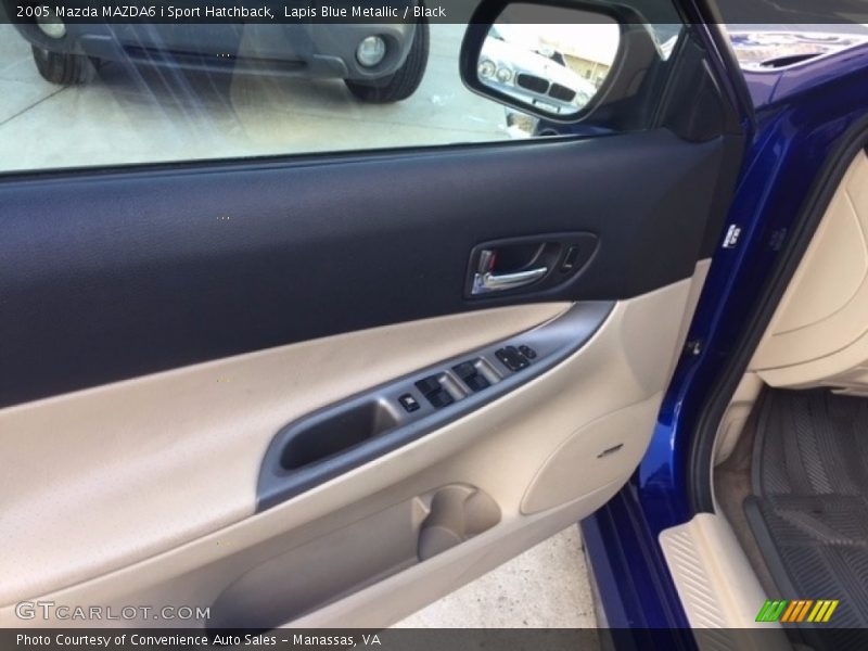 Lapis Blue Metallic / Black 2005 Mazda MAZDA6 i Sport Hatchback