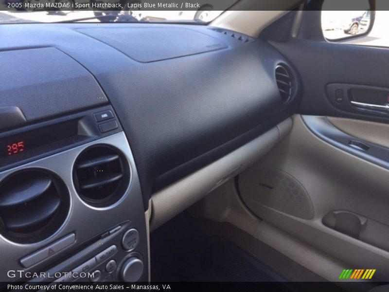 Lapis Blue Metallic / Black 2005 Mazda MAZDA6 i Sport Hatchback