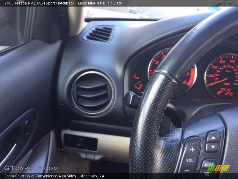 Lapis Blue Metallic / Black 2005 Mazda MAZDA6 i Sport Hatchback