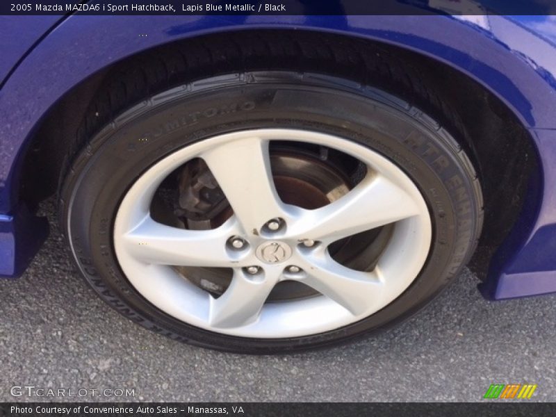 Lapis Blue Metallic / Black 2005 Mazda MAZDA6 i Sport Hatchback