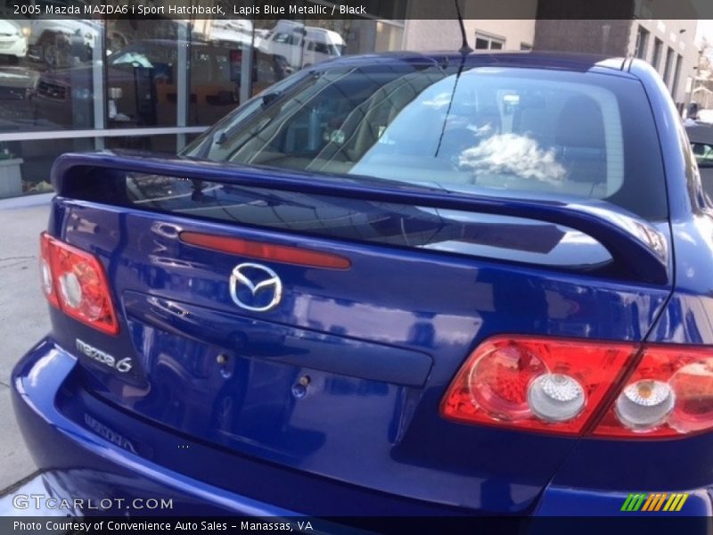 Lapis Blue Metallic / Black 2005 Mazda MAZDA6 i Sport Hatchback