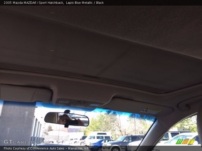 Lapis Blue Metallic / Black 2005 Mazda MAZDA6 i Sport Hatchback