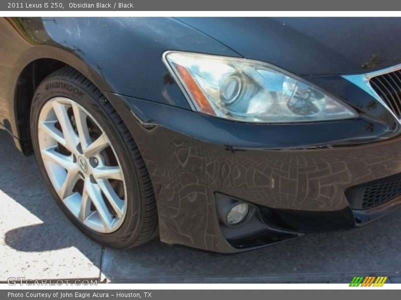 Obsidian Black / Black 2011 Lexus IS 250