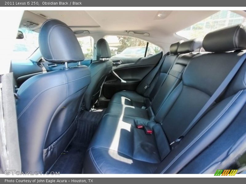 Obsidian Black / Black 2011 Lexus IS 250