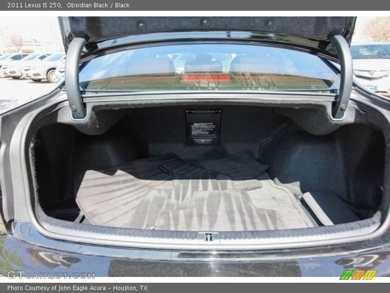 Obsidian Black / Black 2011 Lexus IS 250