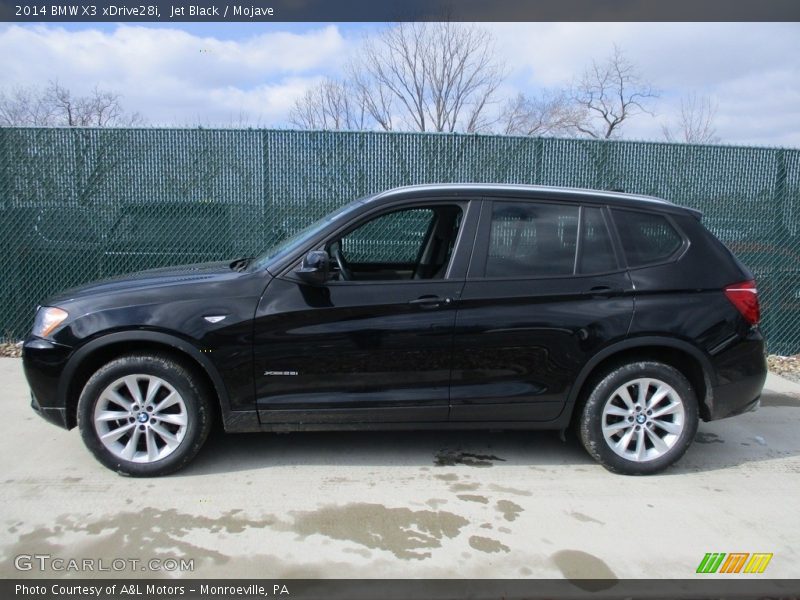 Jet Black / Mojave 2014 BMW X3 xDrive28i