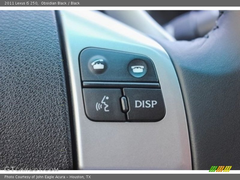 Obsidian Black / Black 2011 Lexus IS 250
