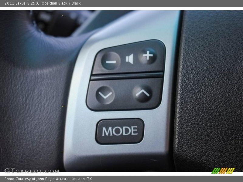 Obsidian Black / Black 2011 Lexus IS 250