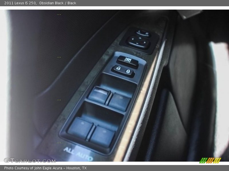 Obsidian Black / Black 2011 Lexus IS 250