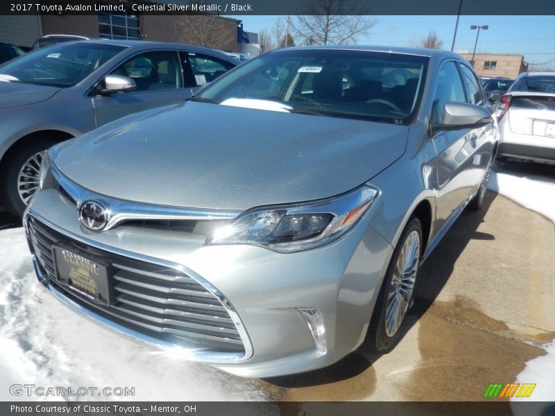 Celestial Silver Metallic / Black 2017 Toyota Avalon Limited