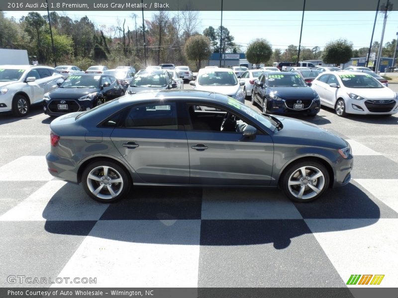 Lotus Gray Metallic / Black 2016 Audi A3 1.8 Premium