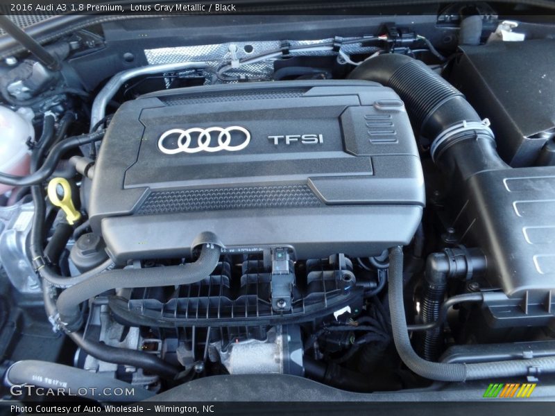Lotus Gray Metallic / Black 2016 Audi A3 1.8 Premium