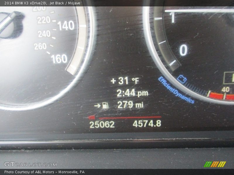 Jet Black / Mojave 2014 BMW X3 xDrive28i