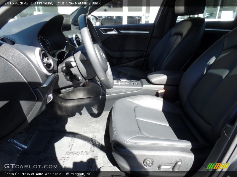 Lotus Gray Metallic / Black 2016 Audi A3 1.8 Premium