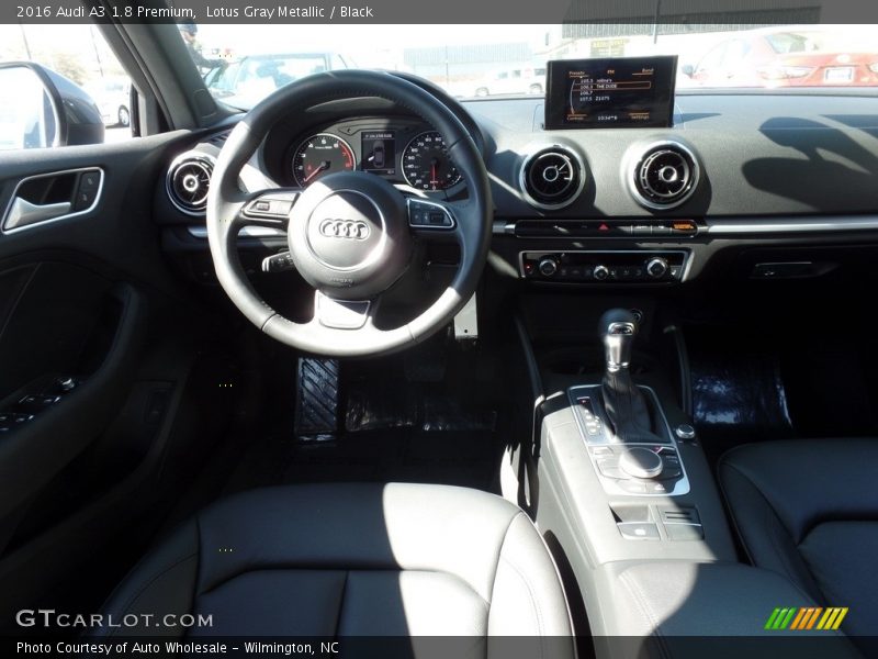 Lotus Gray Metallic / Black 2016 Audi A3 1.8 Premium