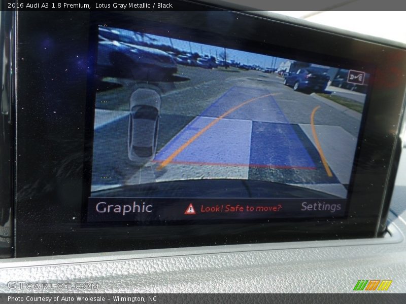 Lotus Gray Metallic / Black 2016 Audi A3 1.8 Premium