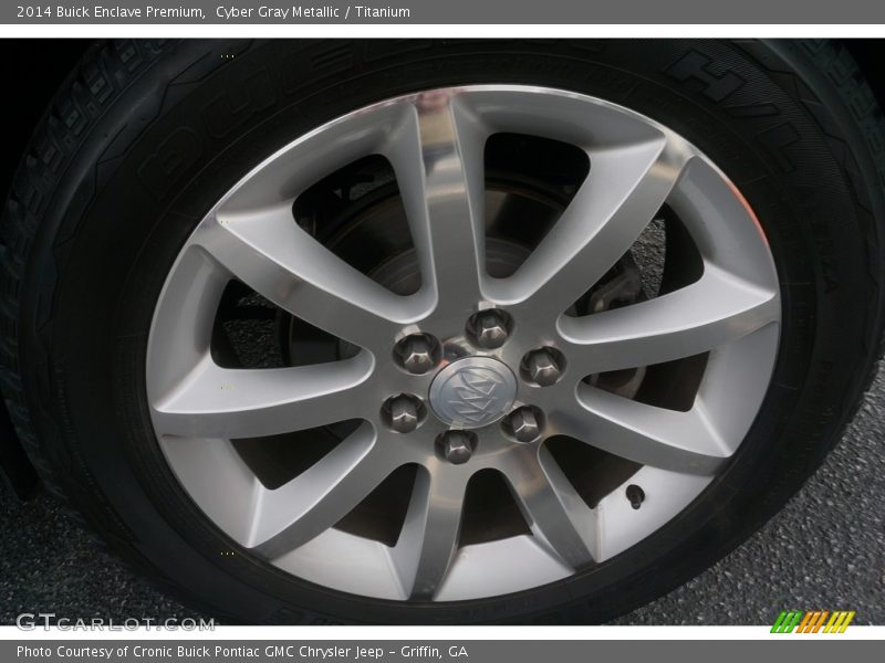Cyber Gray Metallic / Titanium 2014 Buick Enclave Premium