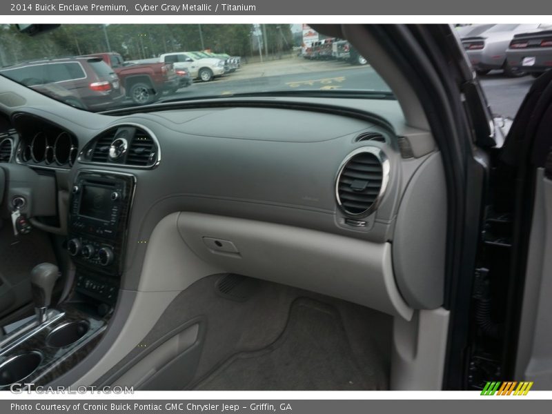 Cyber Gray Metallic / Titanium 2014 Buick Enclave Premium