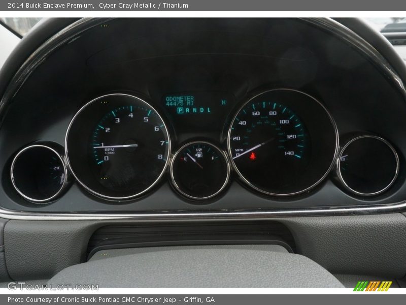 Cyber Gray Metallic / Titanium 2014 Buick Enclave Premium