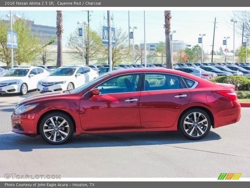 Cayenne Red / Charcoal 2016 Nissan Altima 2.5 SR