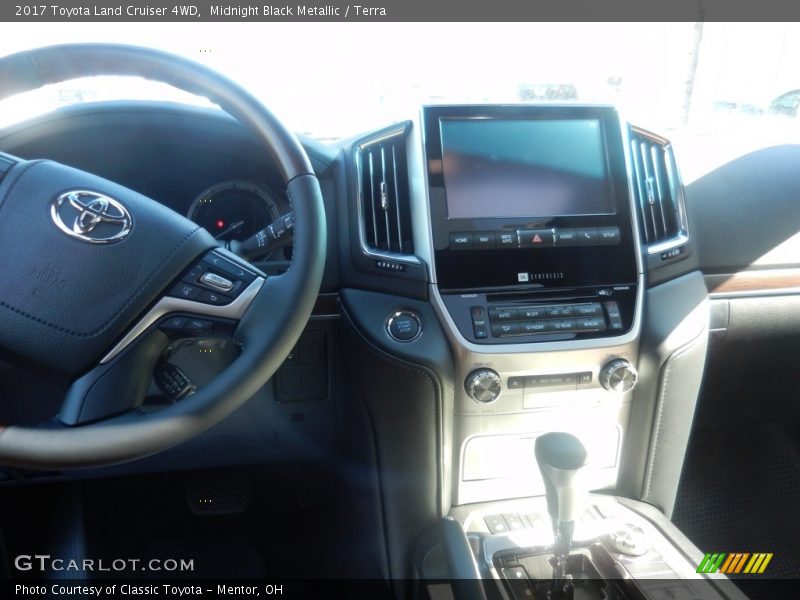 Midnight Black Metallic / Terra 2017 Toyota Land Cruiser 4WD