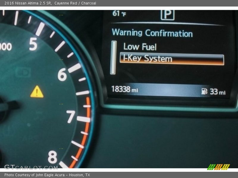 Cayenne Red / Charcoal 2016 Nissan Altima 2.5 SR