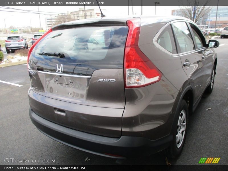 Urban Titanium Metallic / Black 2014 Honda CR-V LX AWD