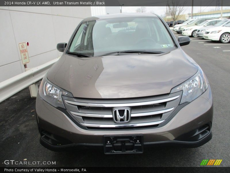 Urban Titanium Metallic / Black 2014 Honda CR-V LX AWD