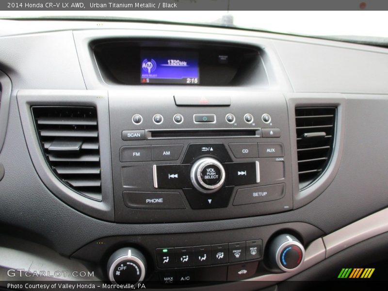 Urban Titanium Metallic / Black 2014 Honda CR-V LX AWD