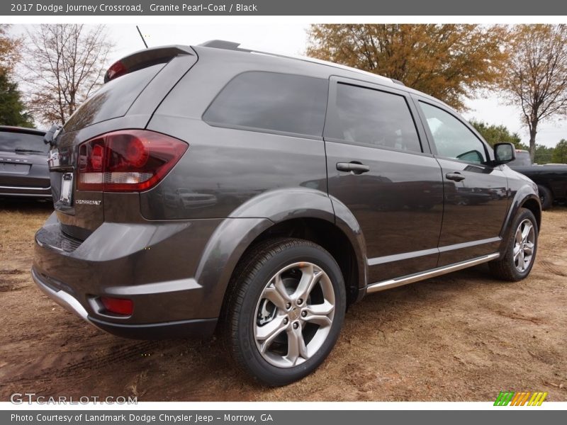 Granite Pearl-Coat / Black 2017 Dodge Journey Crossroad