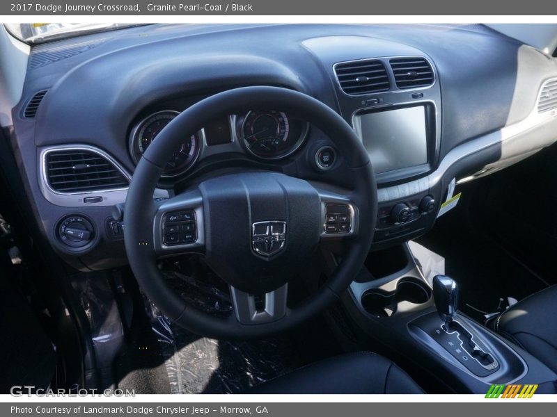 Granite Pearl-Coat / Black 2017 Dodge Journey Crossroad