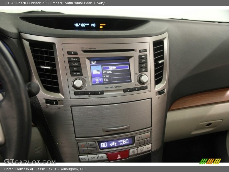 Satin White Pearl / Ivory 2014 Subaru Outback 2.5i Limited