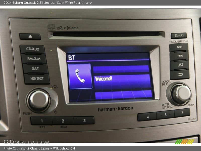 Satin White Pearl / Ivory 2014 Subaru Outback 2.5i Limited