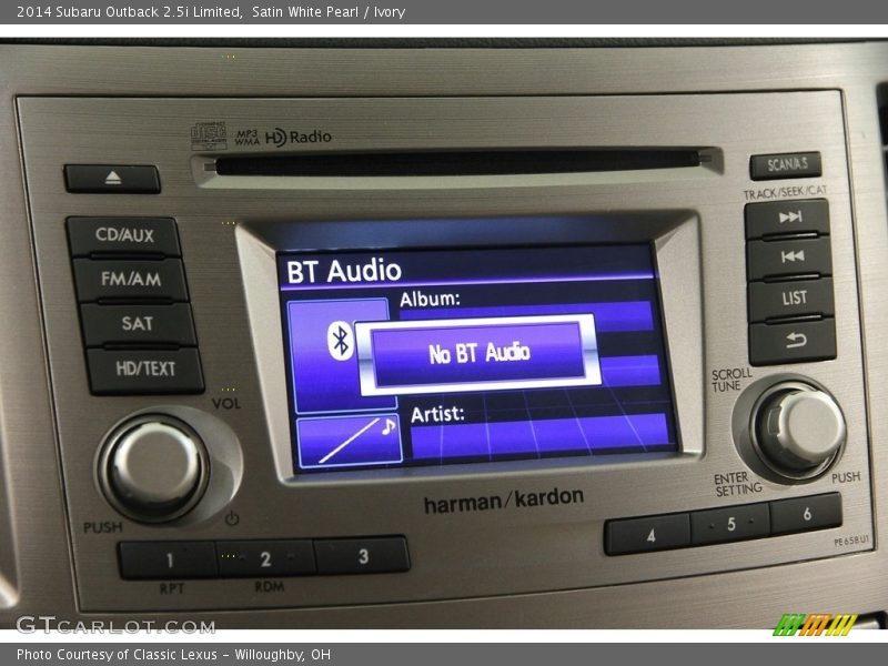 Satin White Pearl / Ivory 2014 Subaru Outback 2.5i Limited