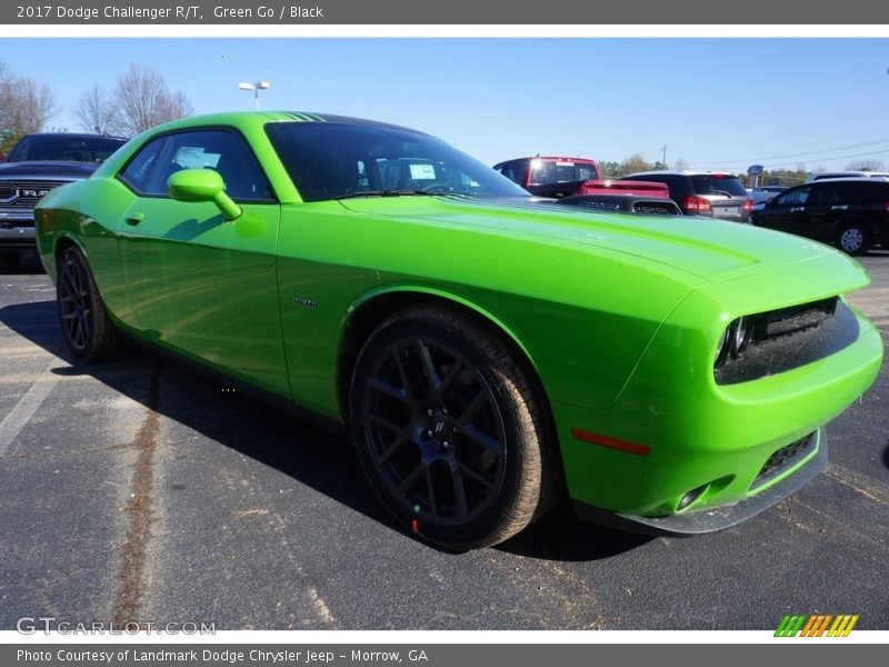 Green Go / Black 2017 Dodge Challenger R/T