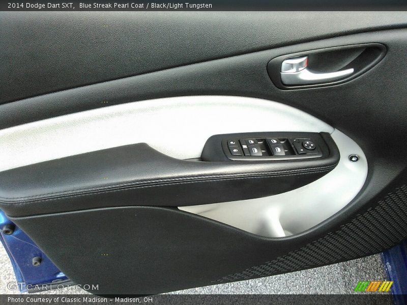 Blue Streak Pearl Coat / Black/Light Tungsten 2014 Dodge Dart SXT