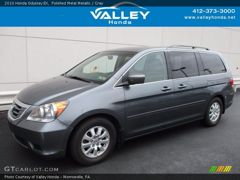Polished Metal Metallic / Gray 2010 Honda Odyssey EX