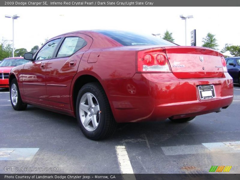 Inferno Red Crystal Pearl / Dark Slate Gray/Light Slate Gray 2009 Dodge Charger SE