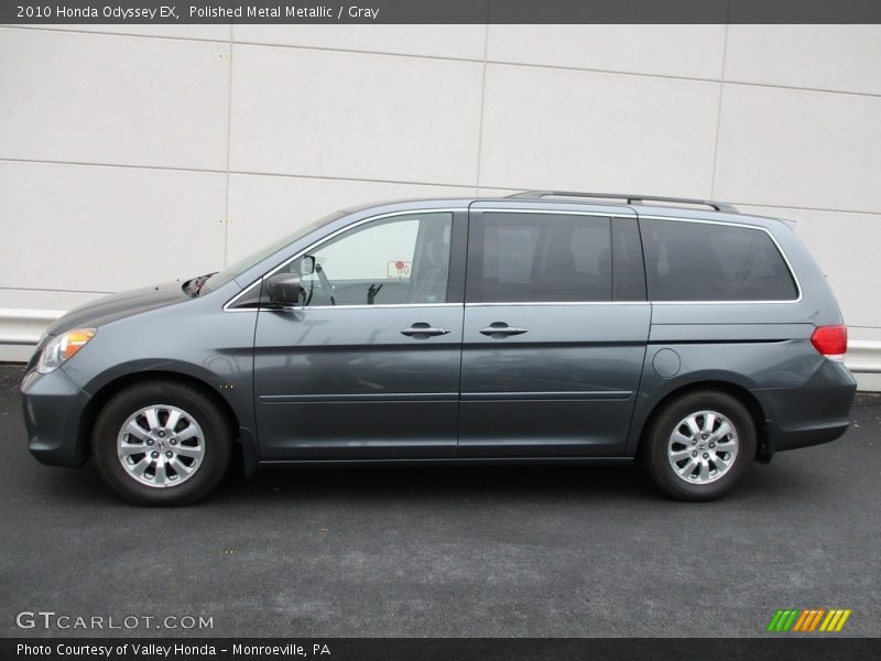 Polished Metal Metallic / Gray 2010 Honda Odyssey EX