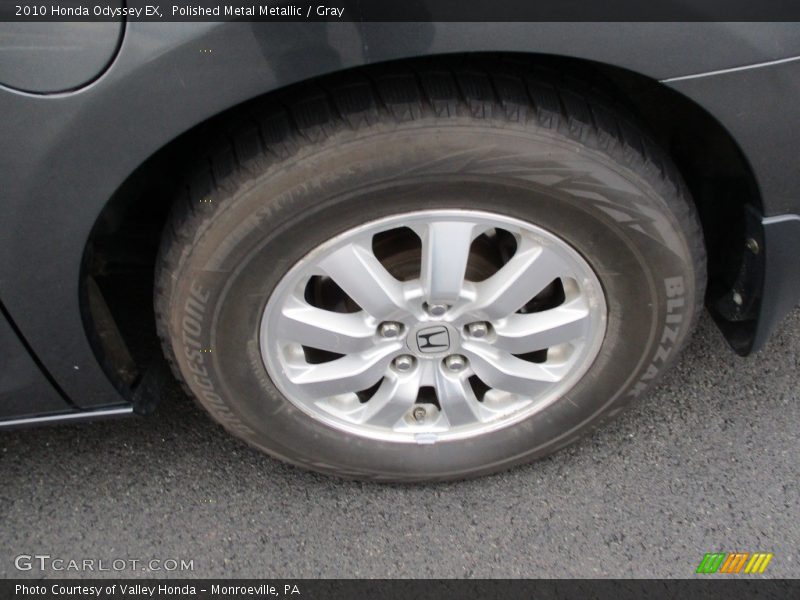 Polished Metal Metallic / Gray 2010 Honda Odyssey EX