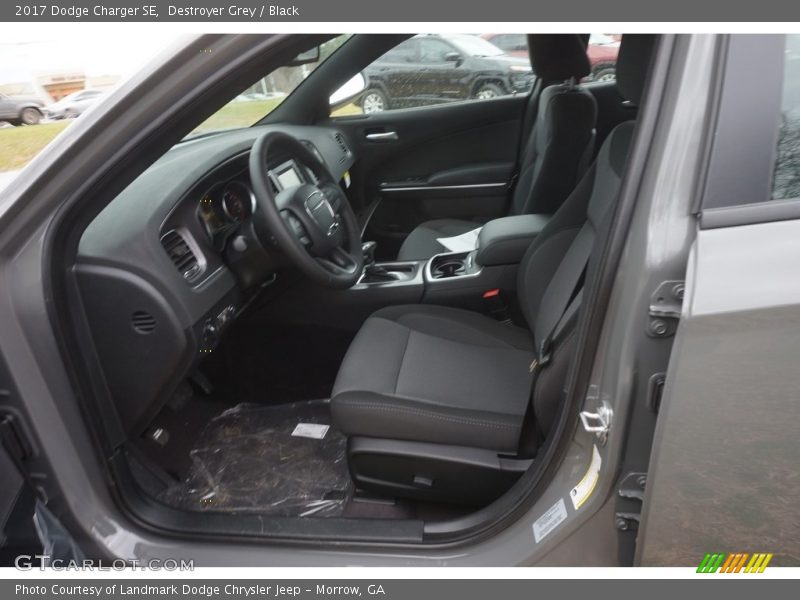 Destroyer Grey / Black 2017 Dodge Charger SE