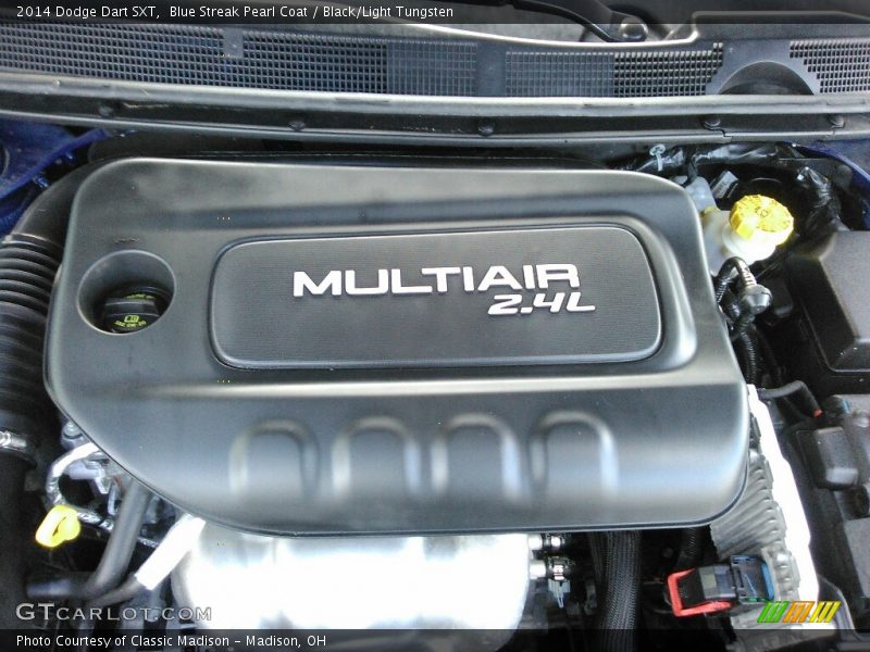 Blue Streak Pearl Coat / Black/Light Tungsten 2014 Dodge Dart SXT